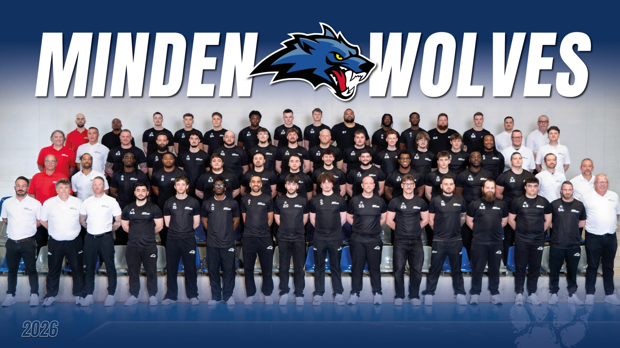 Mannschaftsfoto Minden Wolves 2026