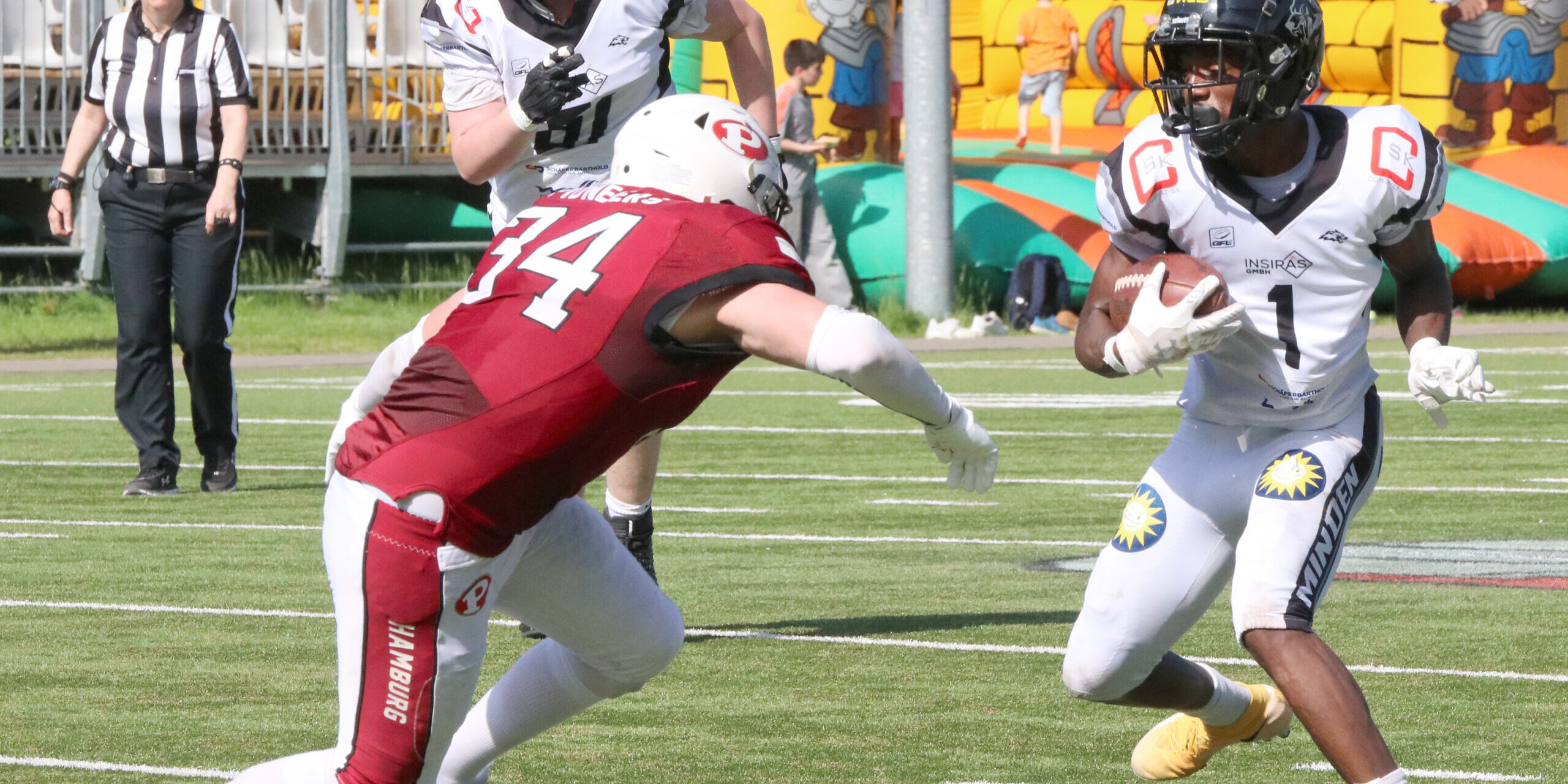 Willie Fedd beim Spiel gegen die Hamburg Pioneers