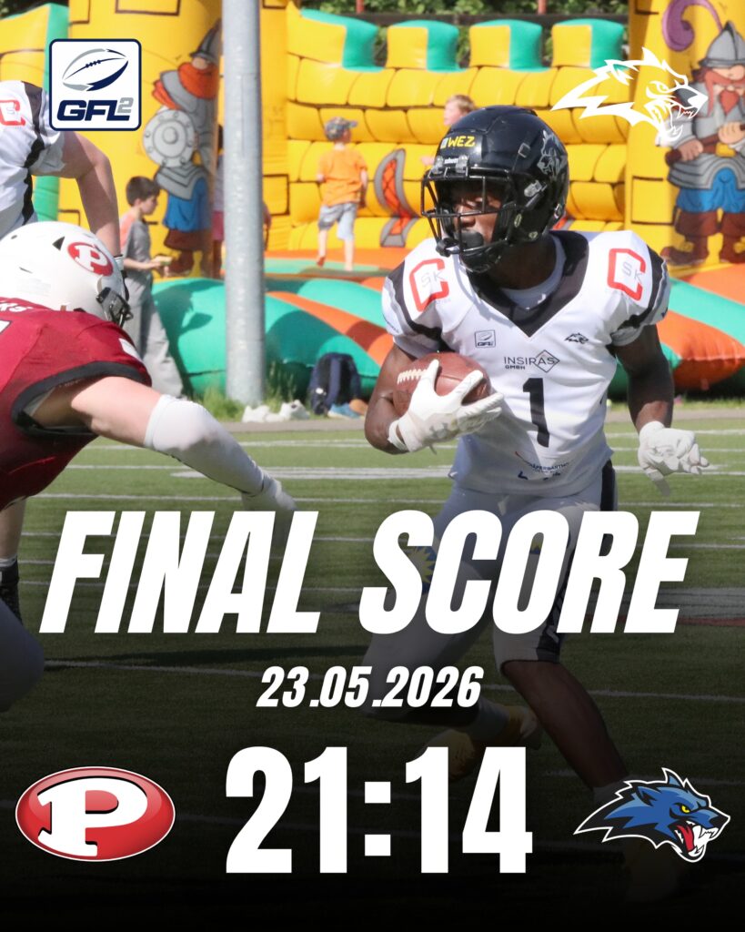 Hamburg Pioneers 21:14 Minden Wolves